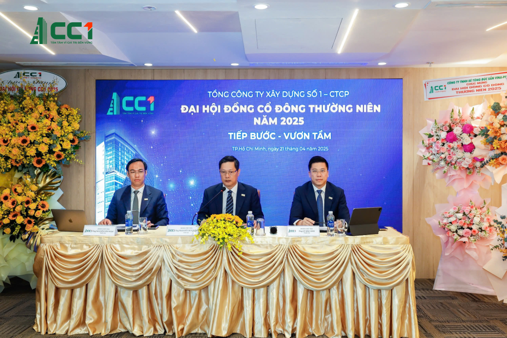 Ban lãnh đạo CC1 xác định ESG là trụ cột chiến lược, đặt mục tiêu vươn lên vị thế tiên phong trong ngành xây dựng tại Việt Nam, đáp ứng các chuẩn mực quốc tế về phát triển bền vững