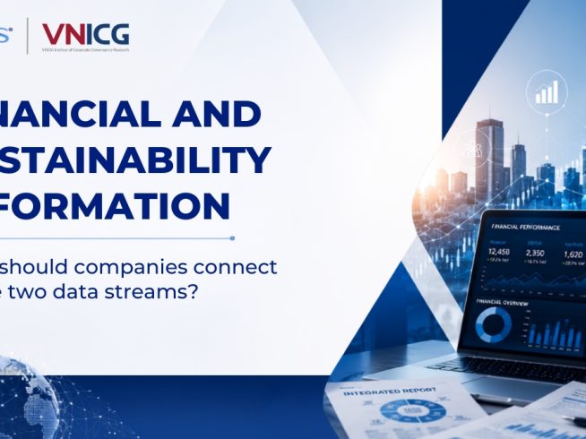 connectivity between financial information and sustainability information