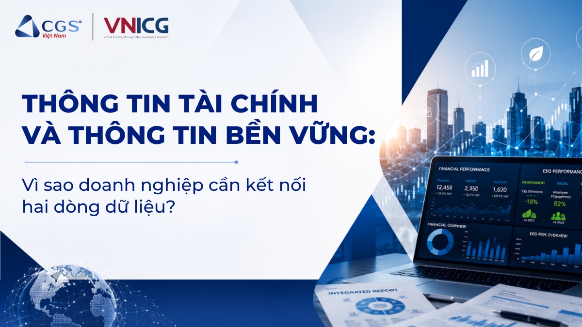 tính kết nối giữa thông tin tài chính và thông tin bền vững
