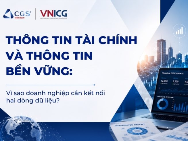 tính kết nối giữa thông tin tài chính và thông tin bền vững