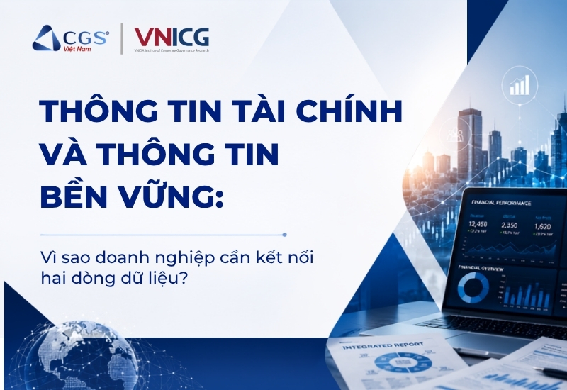 tính kết nối giữa thông tin tài chính và thông tin bền vững