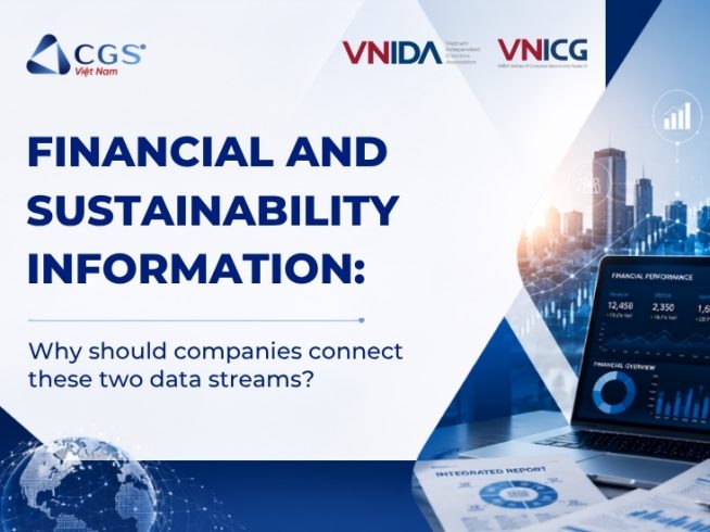 connectivity between financial information and sustainability information