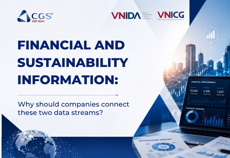 connectivity between financial information and sustainability information