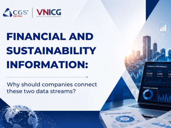connectivity between financial information and sustainability information