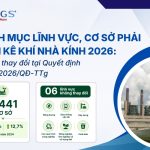 danh mục kiểm kê khí nhà kính cập nhật năm 2026