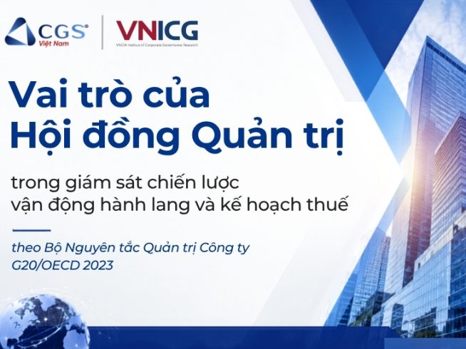 Vai trò của HĐQT trong giám sát chiến lược vận động hành lang và kế hoạch thuế