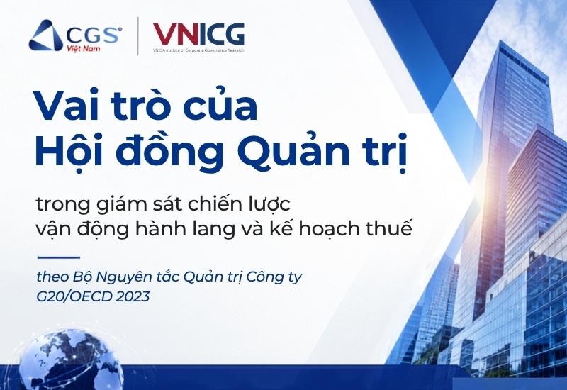 Vai trò của HĐQT trong giám sát chiến lược vận động hành lang và kế hoạch thuế