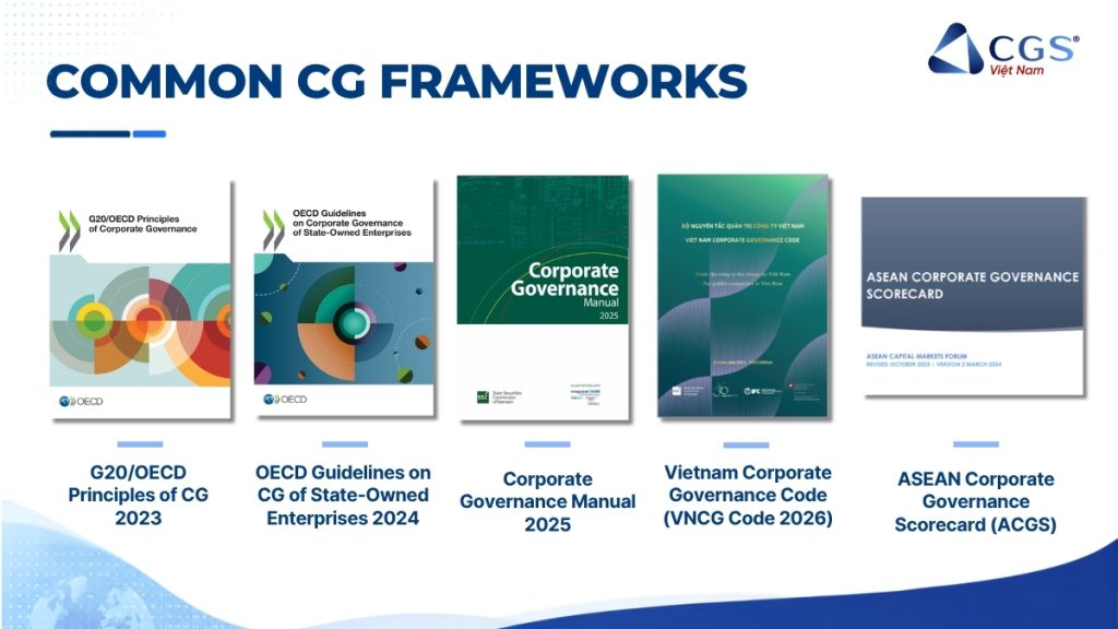 Common Corporate Governance Frameworks