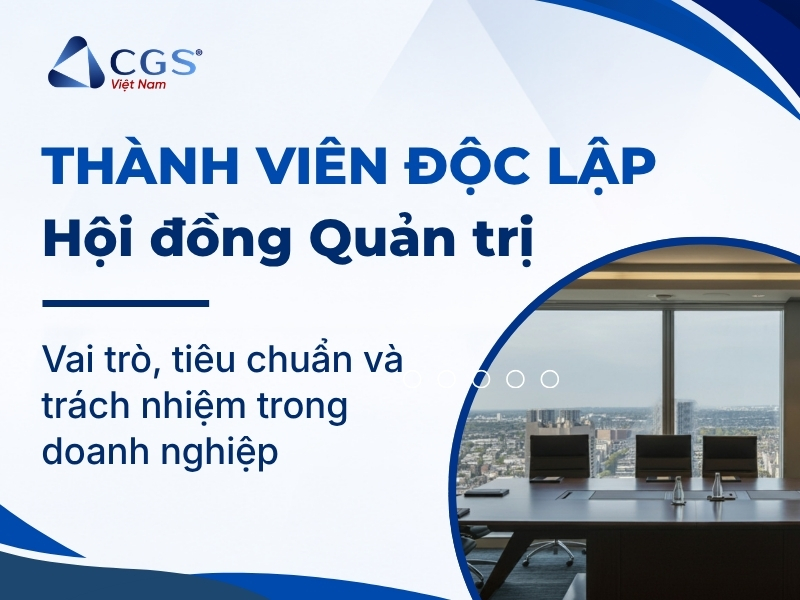 thành viên độc lập hội đồng quản trị (hđqt)
